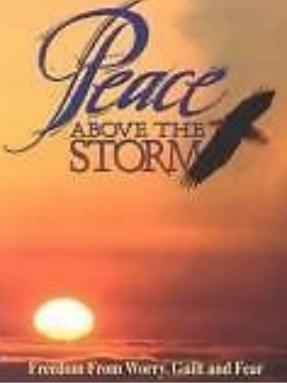 Peace Above the Storm Sunset Graphic Tee